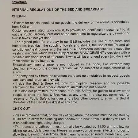 Bed and Breakfast Vento Del Sud 4*